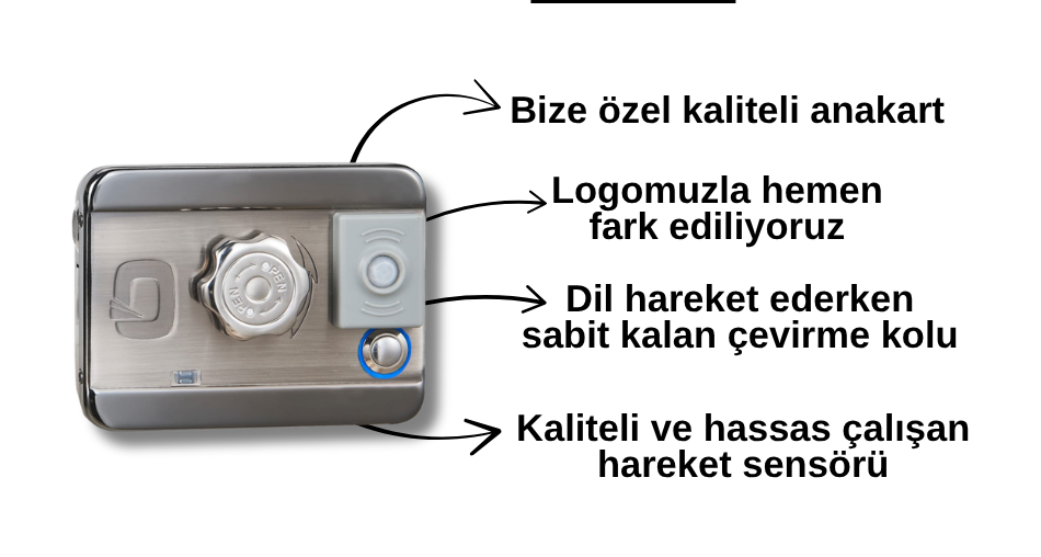 OZDP15 SENSÖRLÜ AKILLI KİLİT